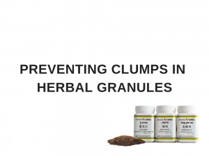 How To Stop Granules Clumping